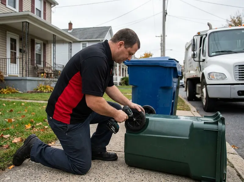 Curbside Cart Delivery and Swap-Out in Northampton, PA