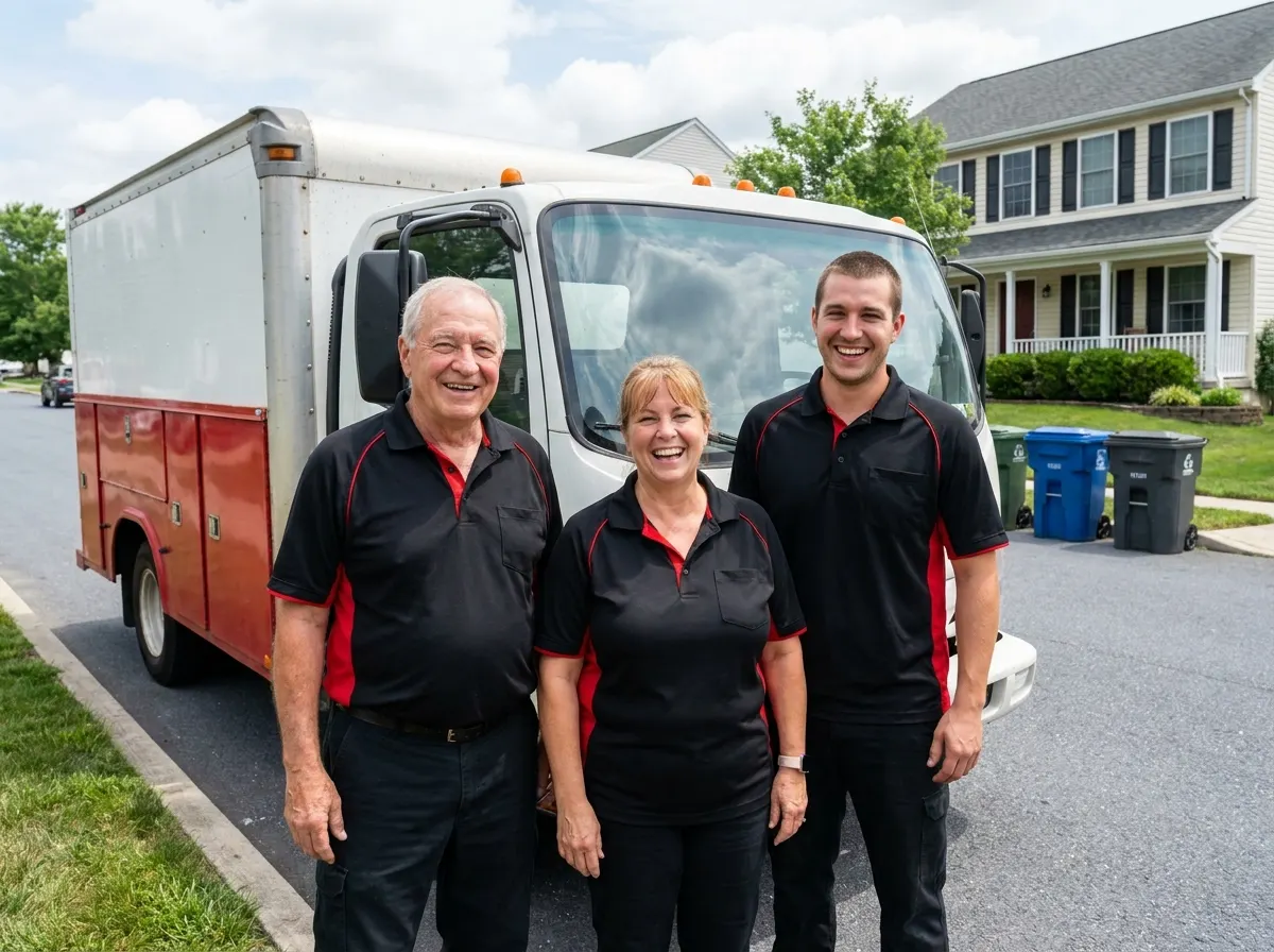 The Cedar Grove Dumpster Rental team — garbage collection service in Northampton, PA